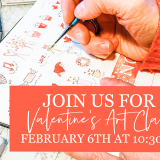 valentines art class