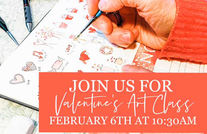 Valentine’s Art Class