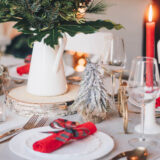 Christmas table setting